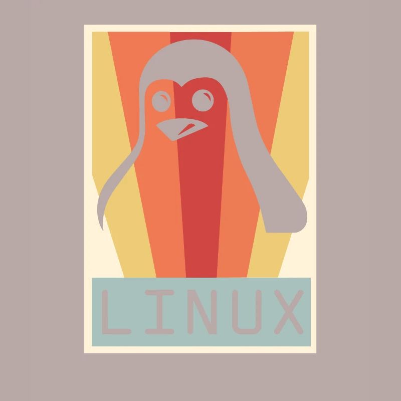 Geek Linux Pinguin PC Nerd IT Experte
