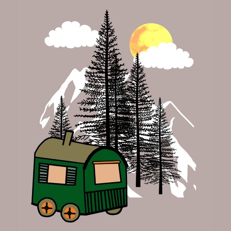 Construction trailer nature lovers eco nature exit flora