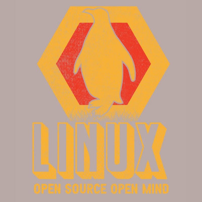 Linux Geek Pinguin Nerd Informatiker