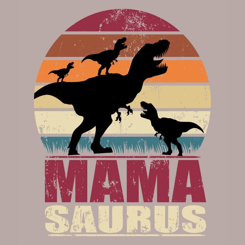 Mamasaurus Rex Dinosaurier Mutter Dino Drillinge