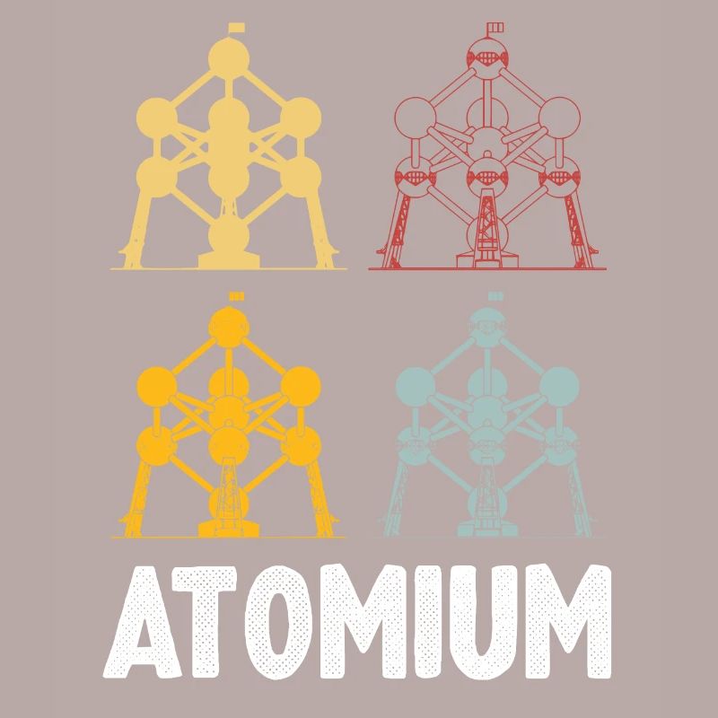 Atomium atomic nucleus from Brussels Physics Science