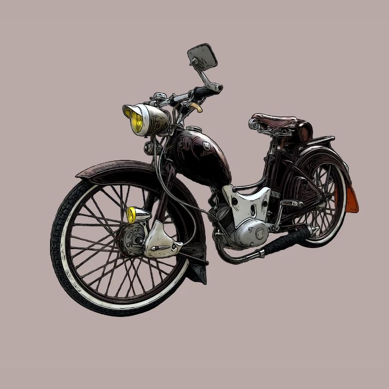 Simson Custom SR2 Conversion Rat Rod