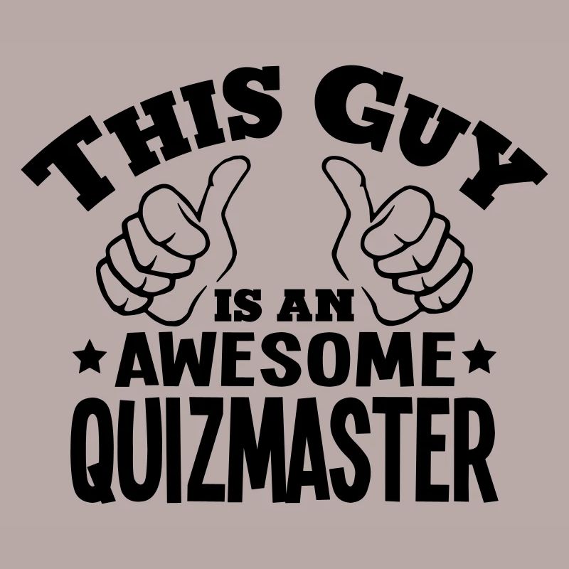 this guy is an awesome quizmaster