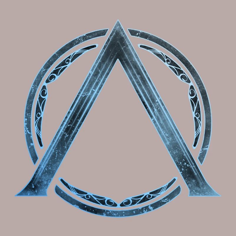 Sparta Lambda icon blue ice