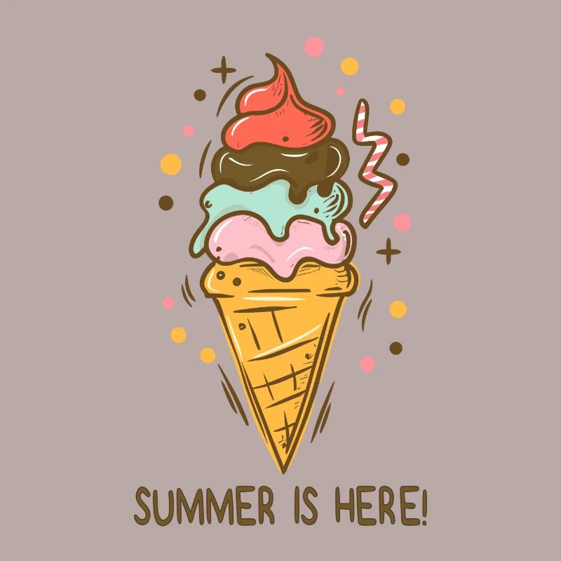Eis Summer is here Eiscreme Eisdiele Sommerzeit