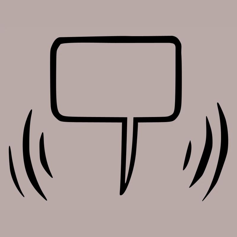 Speech bubble empty