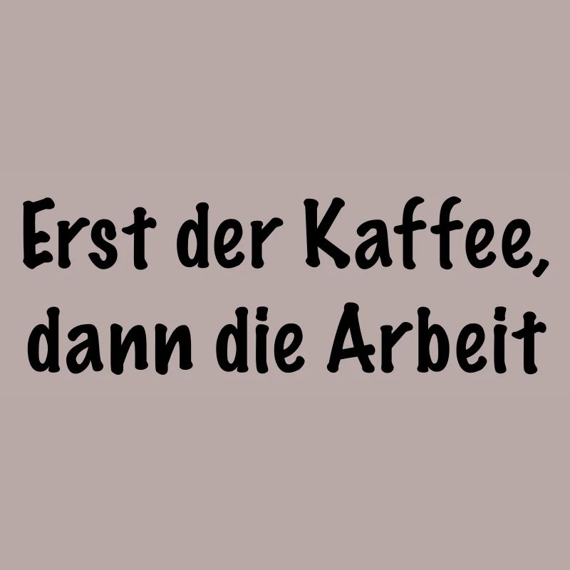 Erst der Kaffee, dann die Arbeit