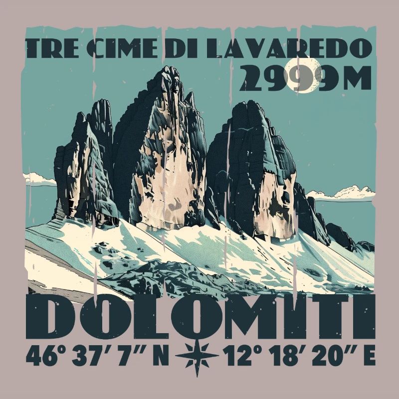 Te Cime Lavaredo Dolomiti Three Peaks Dolomites