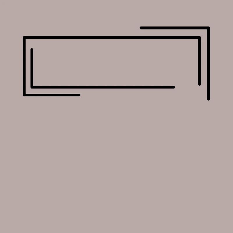 Black box frame line line