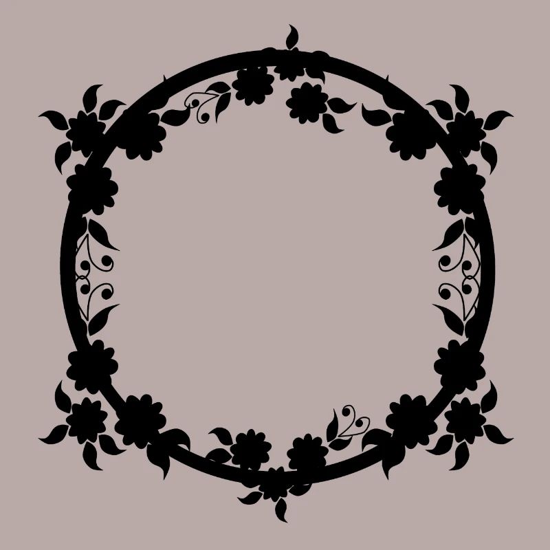Ornaments Circular frame Basic text
