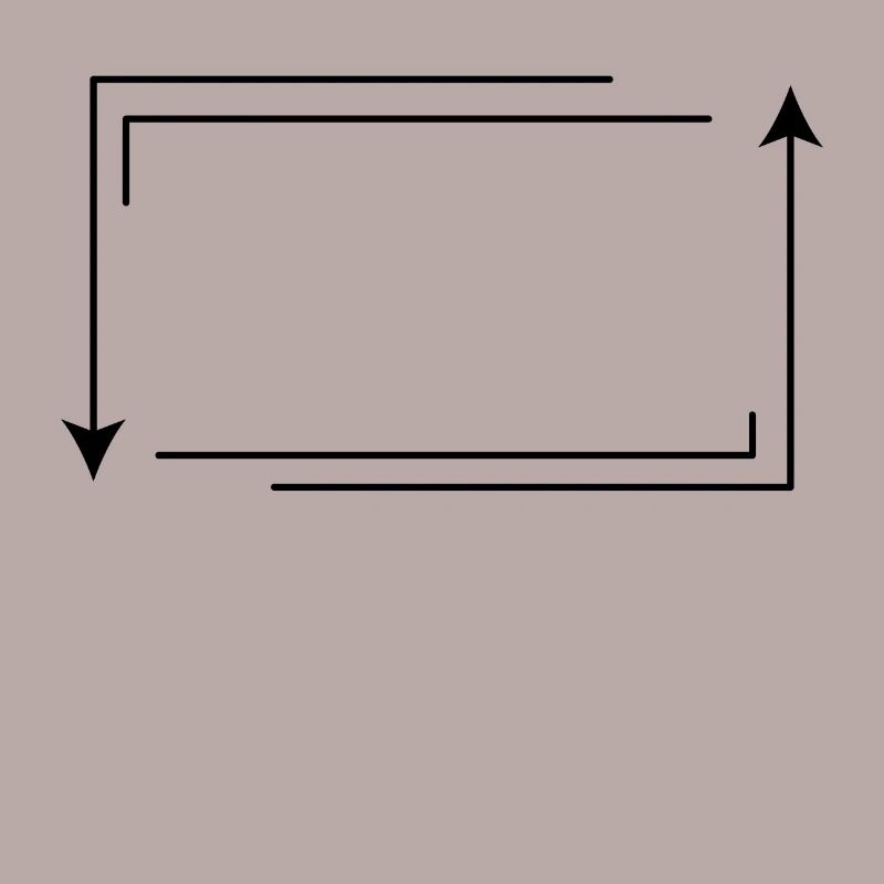 Arrow Frame Rectangular Shape Decoration