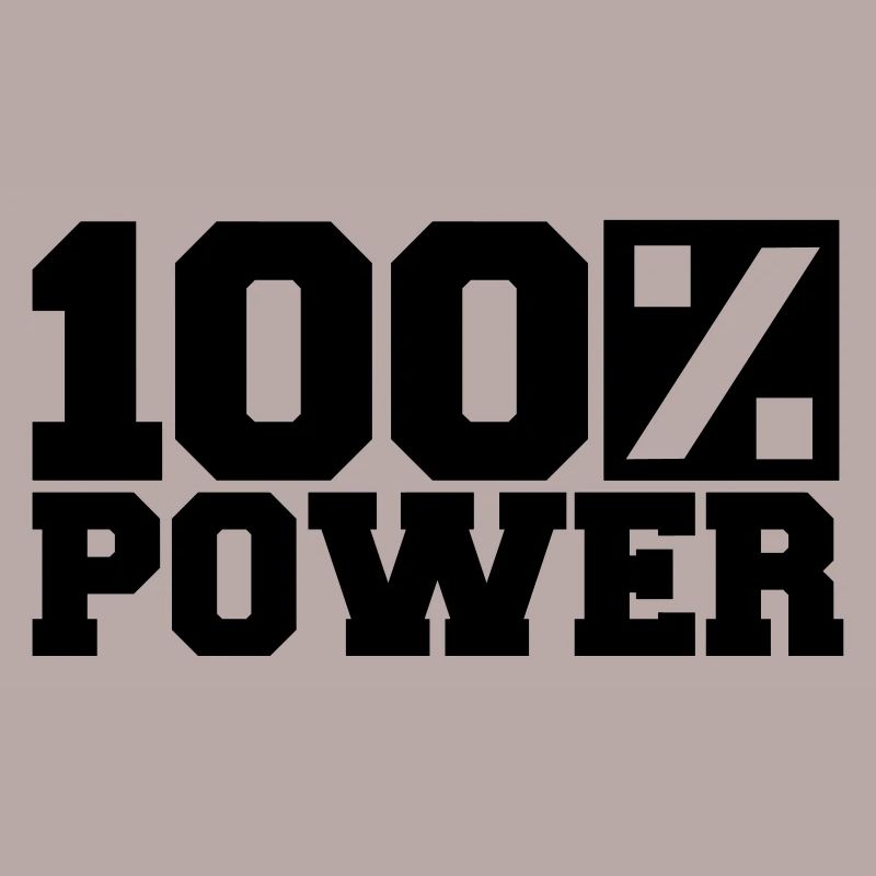 Logo 100 % de puissance
