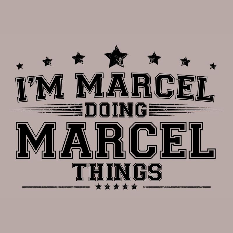 Ich bin Marcel, der Marcel Dinge macht