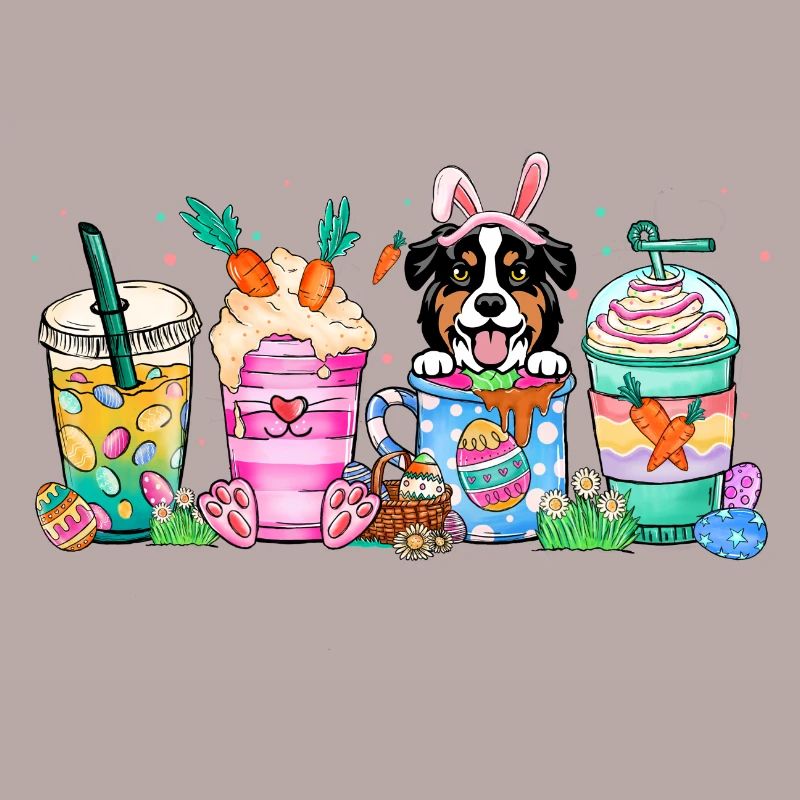 Dog coffee easter australiansheperd 4500x5400Austr