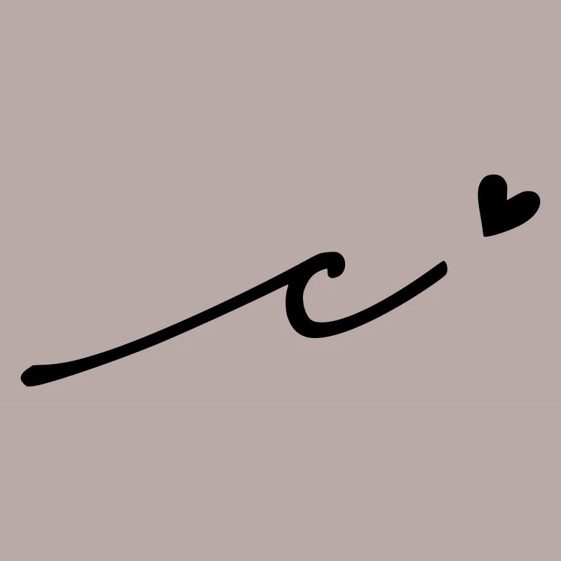 Letter C Cursive