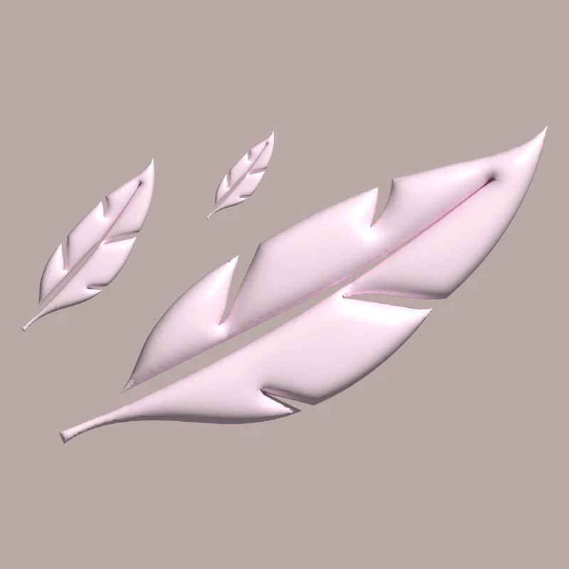 PINK FEATHERS FALLING