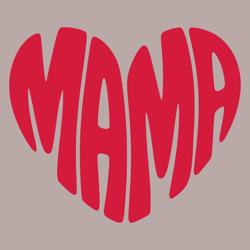 Mama Herz Form Mutter Herzform Muttertag Geschenk