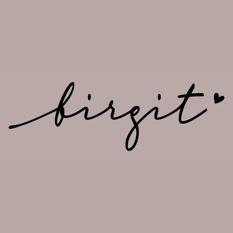 Birgit Cursive Name