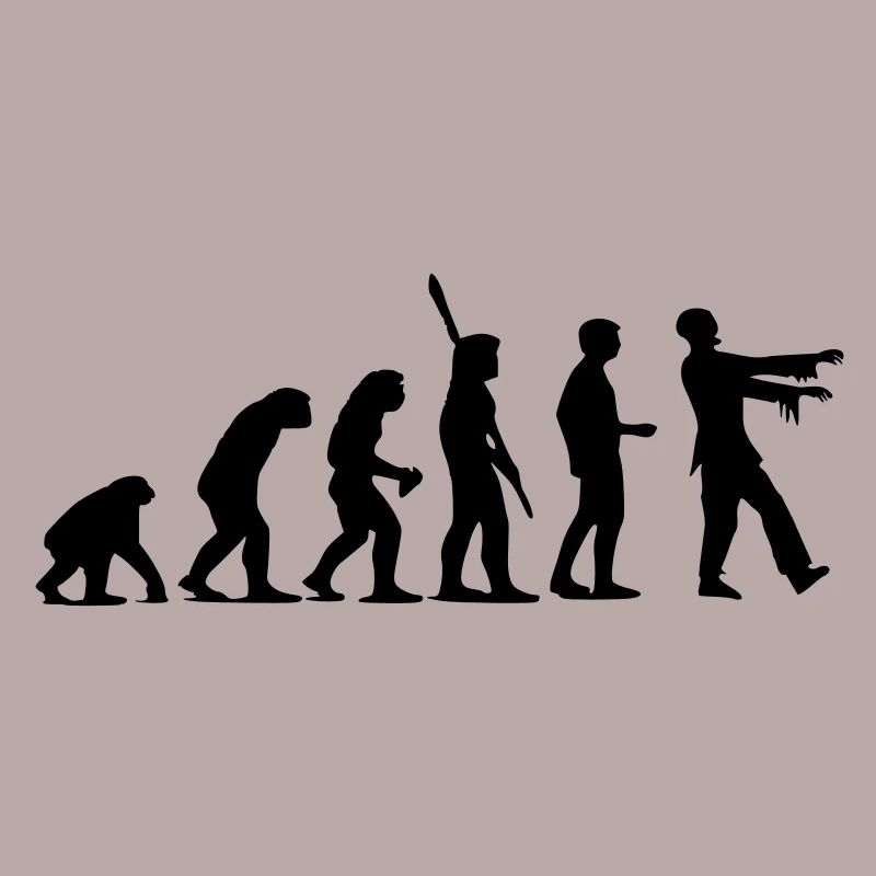 Zombie Evolution (monochrome)