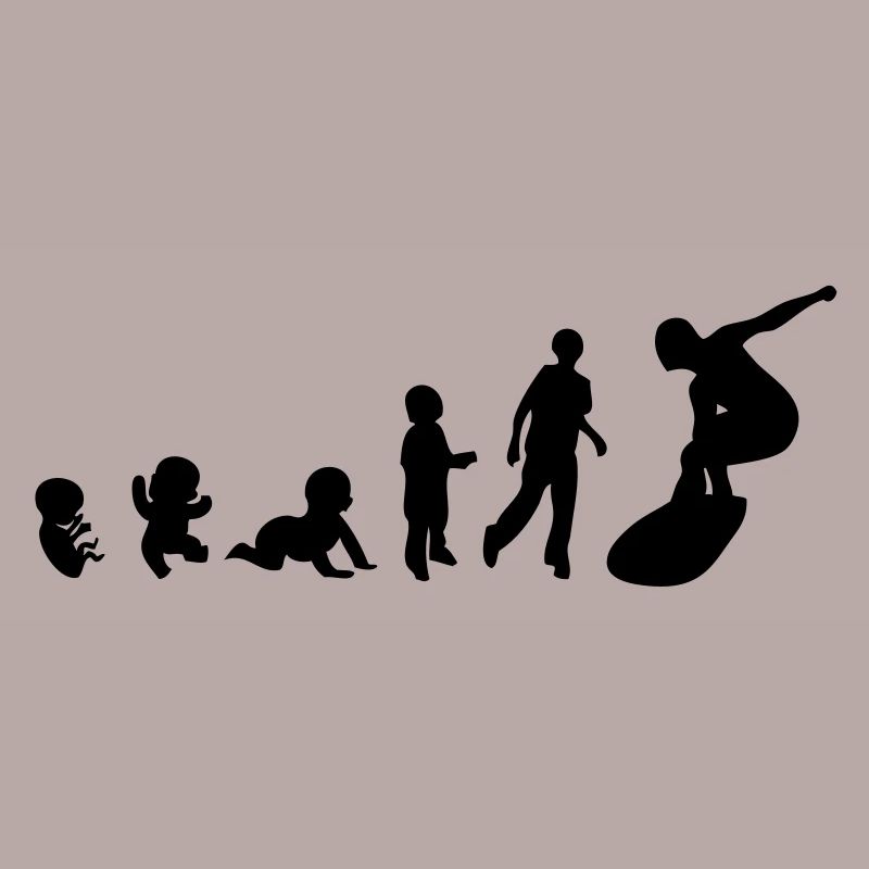Evolution human man men sport surf