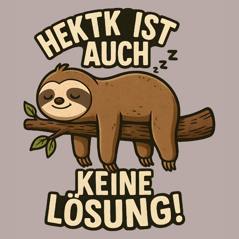 Hectic is not a solution either Sleeping sloth