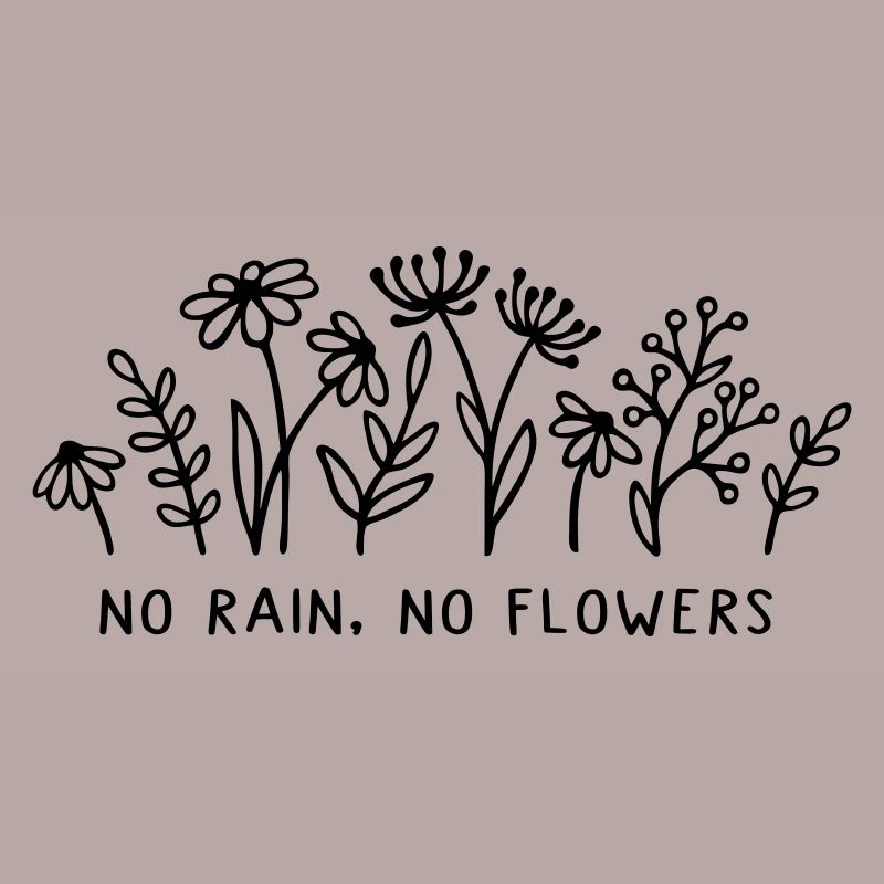 Pas de pluie, pas de fleurs