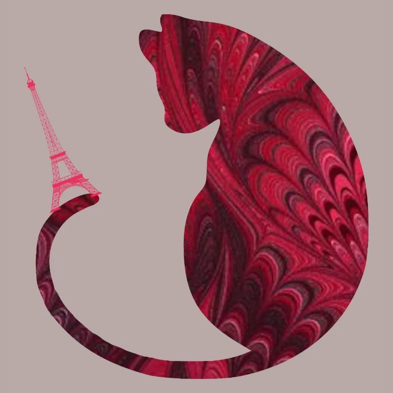 cat with eiffel tower e 68