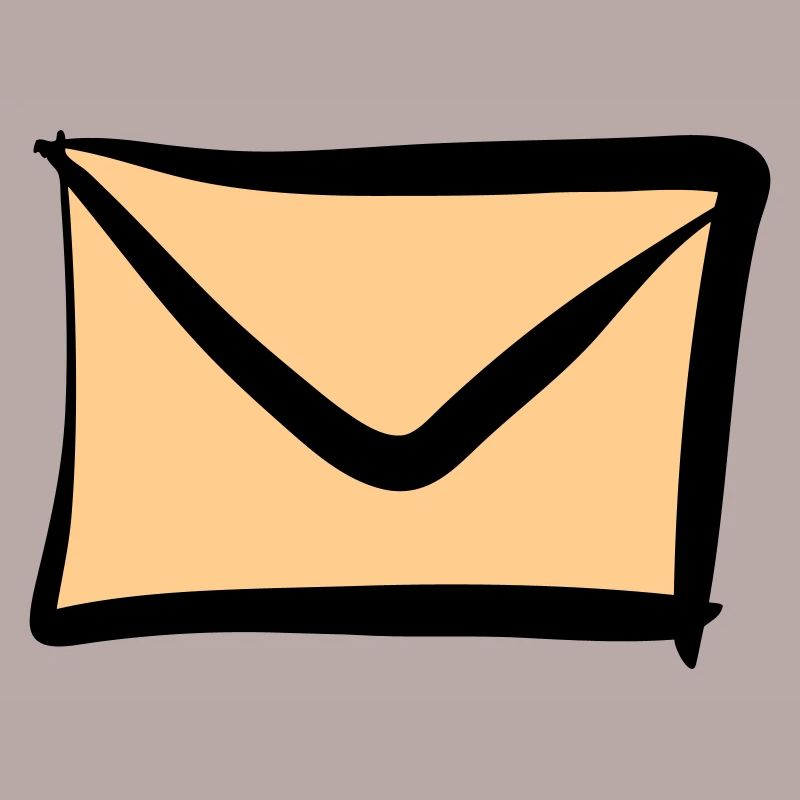 Brief / Briefumschlag Symbol. Post / E-Mail.