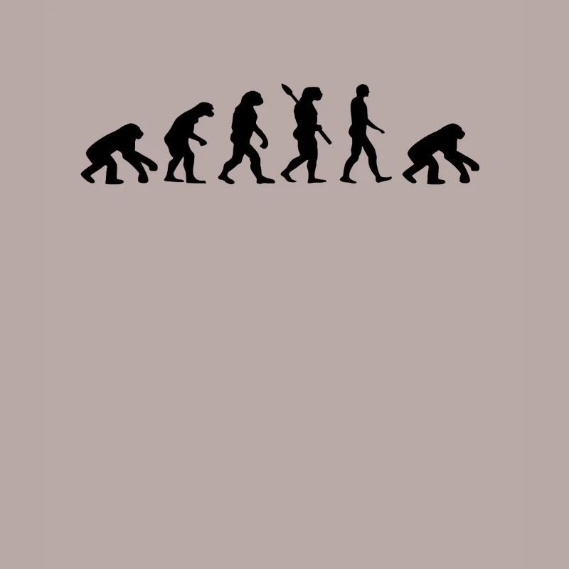 Evolution monkey human funny Neanderthal freak
