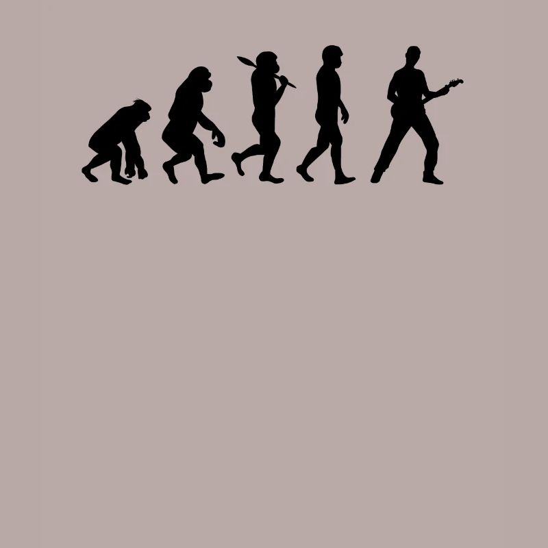 Musik Gitarre Evolution Geschenkidee