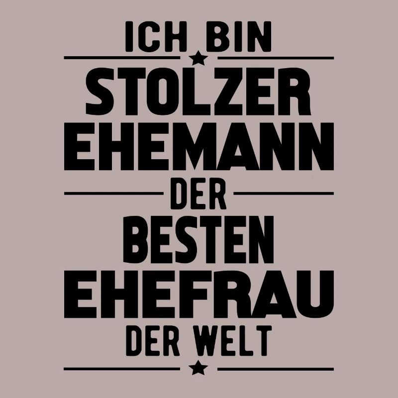 Herren Stolzer Ehemann der besten Ehefrau der Welt