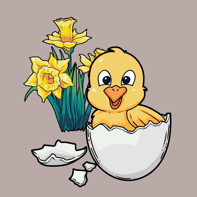 Joyeux Easter Chicks Easter Egg Kids Bébé Chick Egg Egg