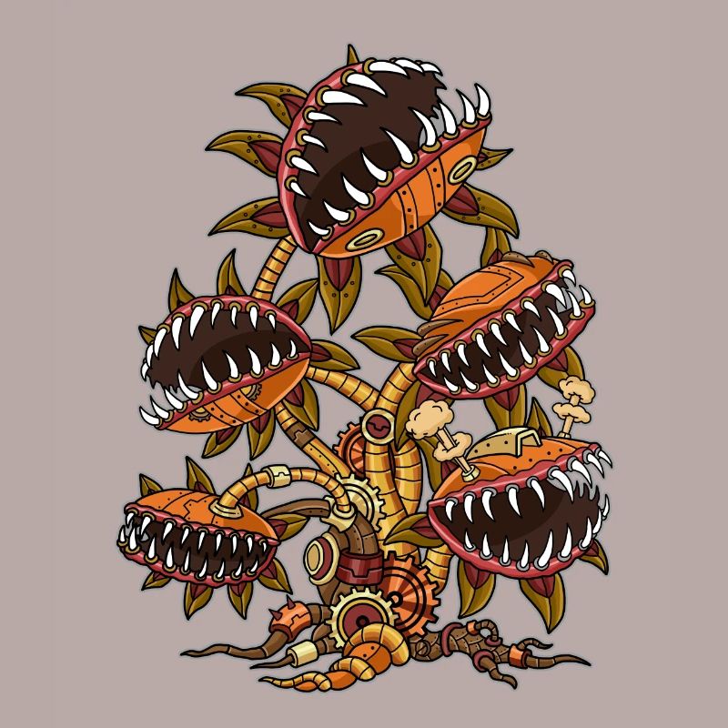 Carnivorous Venus Flytrap Steampunk