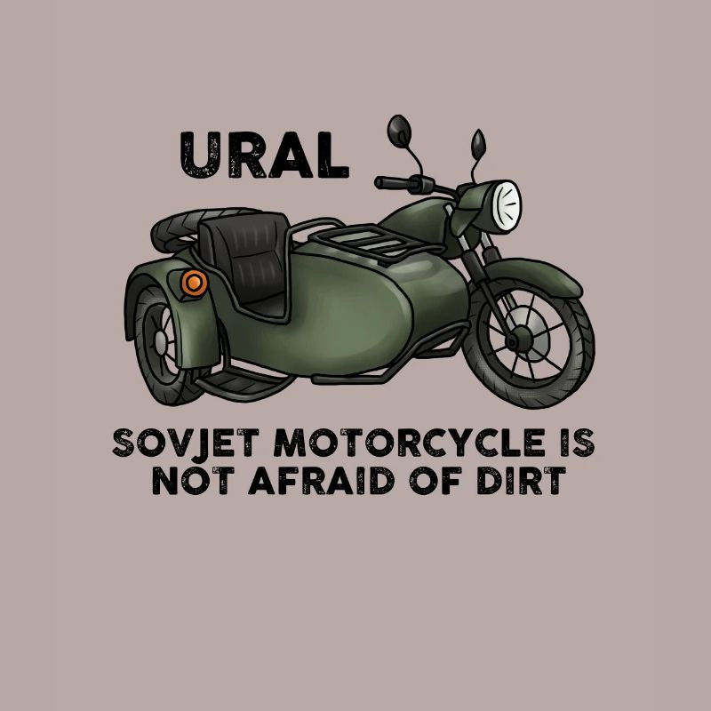Ural motorcycle moped Soviet team gift idea