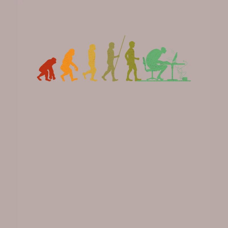 Computer Evolution Computerfreak Programmierer