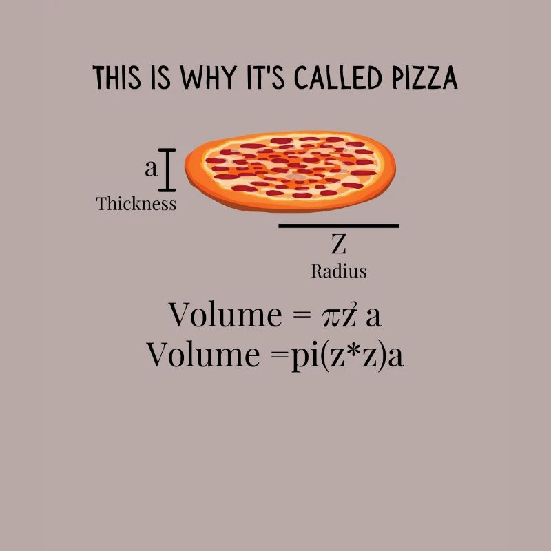 Pizza Math Pi Student Engineer Professor