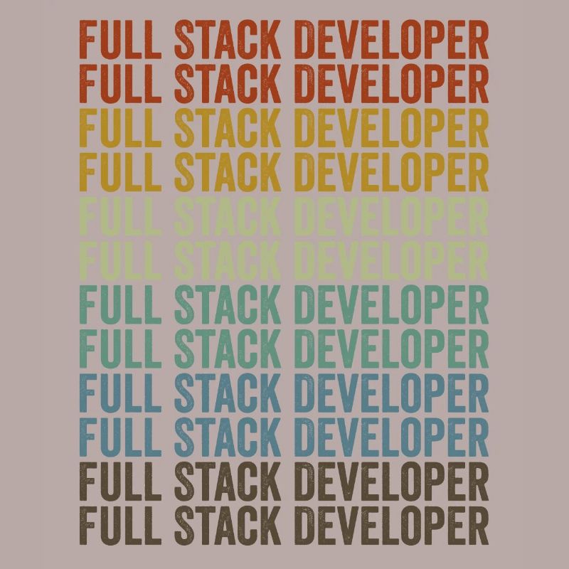 Full Stack Entwickler Coding Programmierer Full St