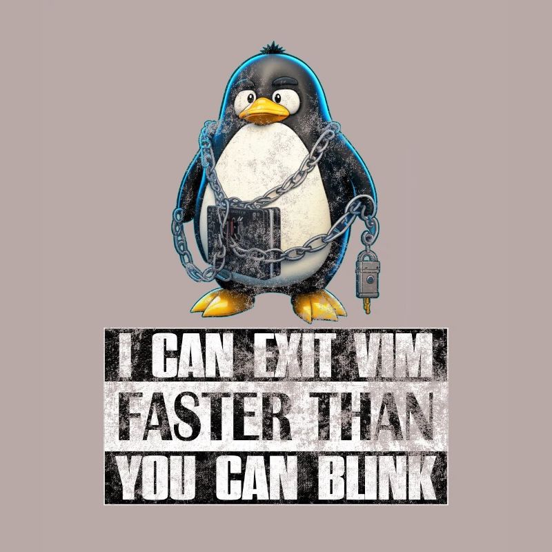 I Can Exit VIM Faster Than You Can Blink Linux