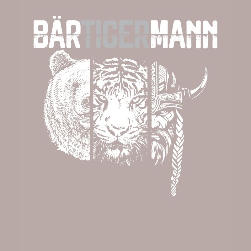 bäBärTigerMann Lustiges Bartträger Tee