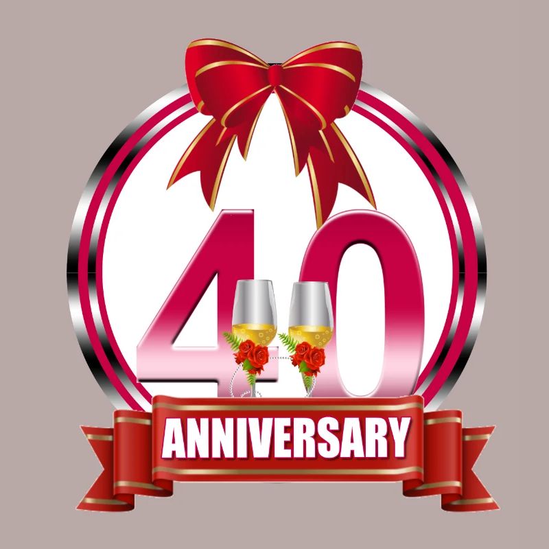 40th wedding Anniversary Ruby wedding anniversary