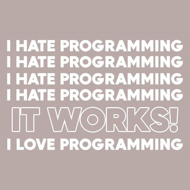 I hate programming programmer gift