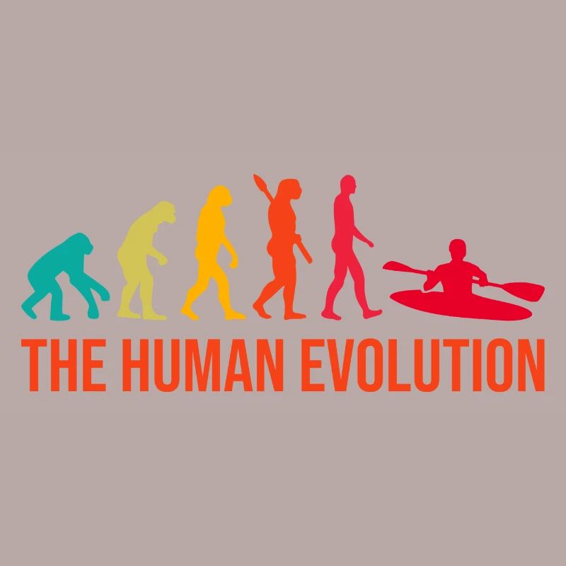 Evolution Graphic Kayaking Canoe Rowing Rower Padd