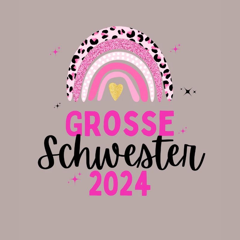 Ich werde Große Schwester 2024 Loading Regenbogen