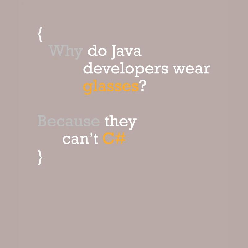 C# Code blague programmeur Hacker C Sharp Coder