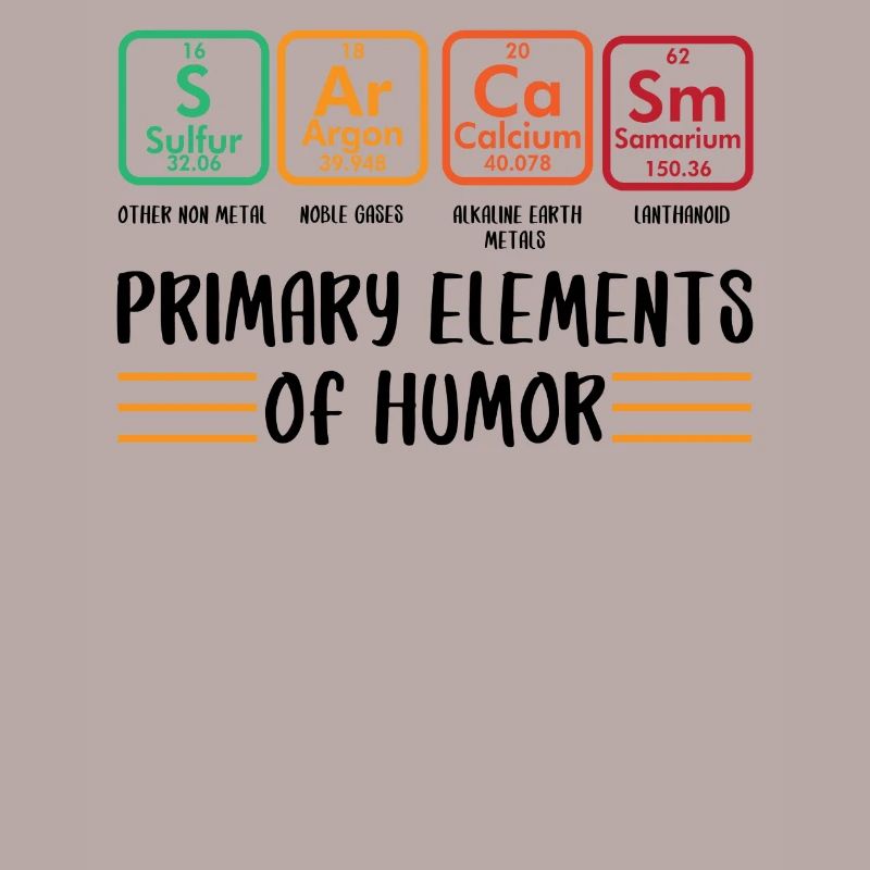 Primäre Elemente des Humors