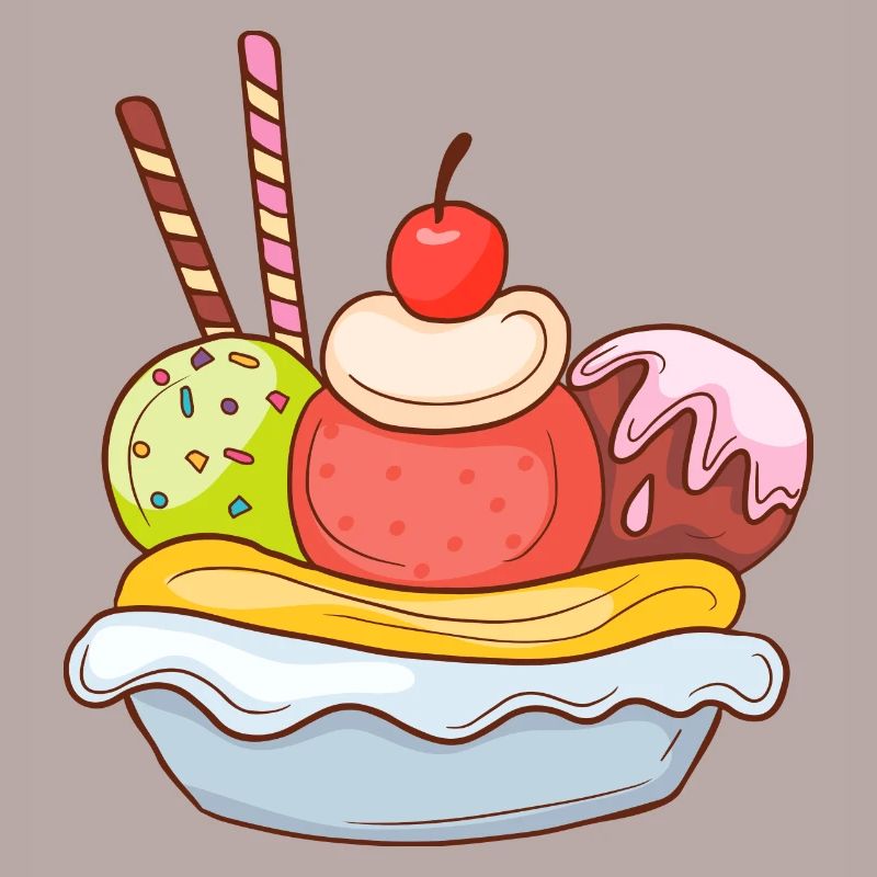 Eis Speiseeis Eiskrem Eiscreme Kugeleis Eisbecher