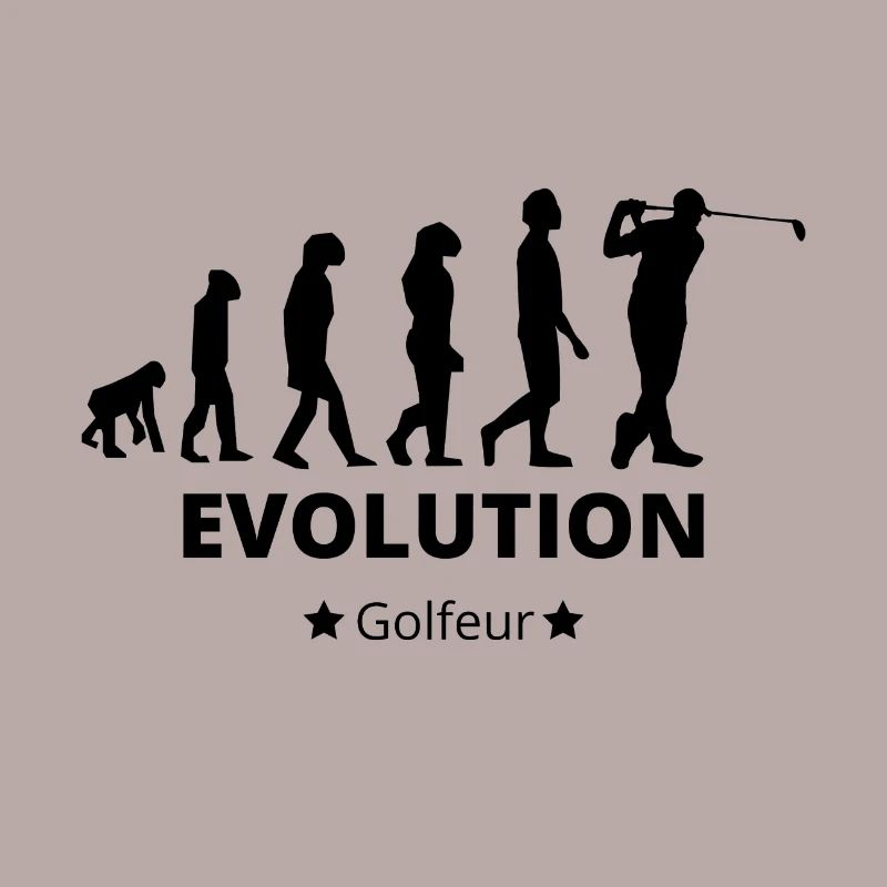 Evolution - Golfer
