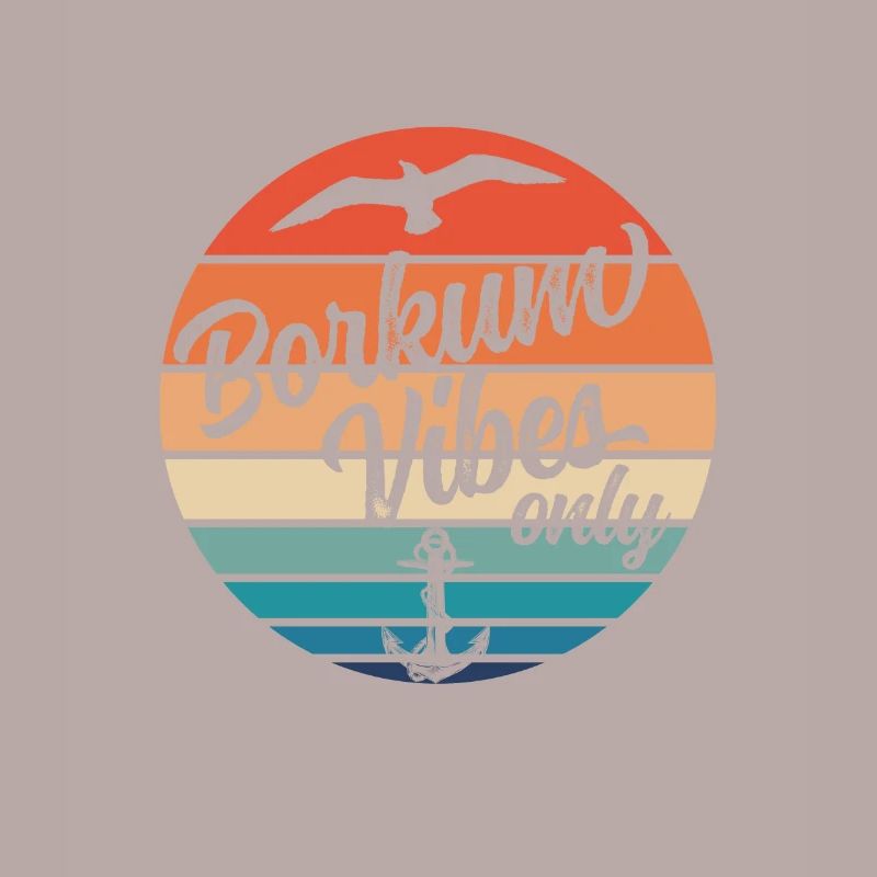 Borkum Vibes Only Anker Möwe