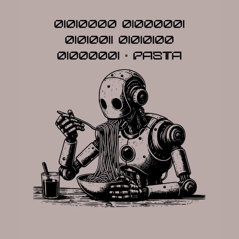 Binärer Pasta Code Robot