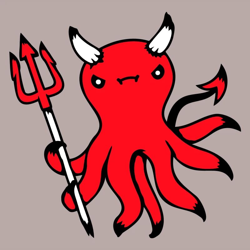 Octopus Devil Hell Satan Evil Purgatory Naughty